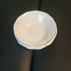 Home Trends White Porcelain Dinnerware Set Of 3